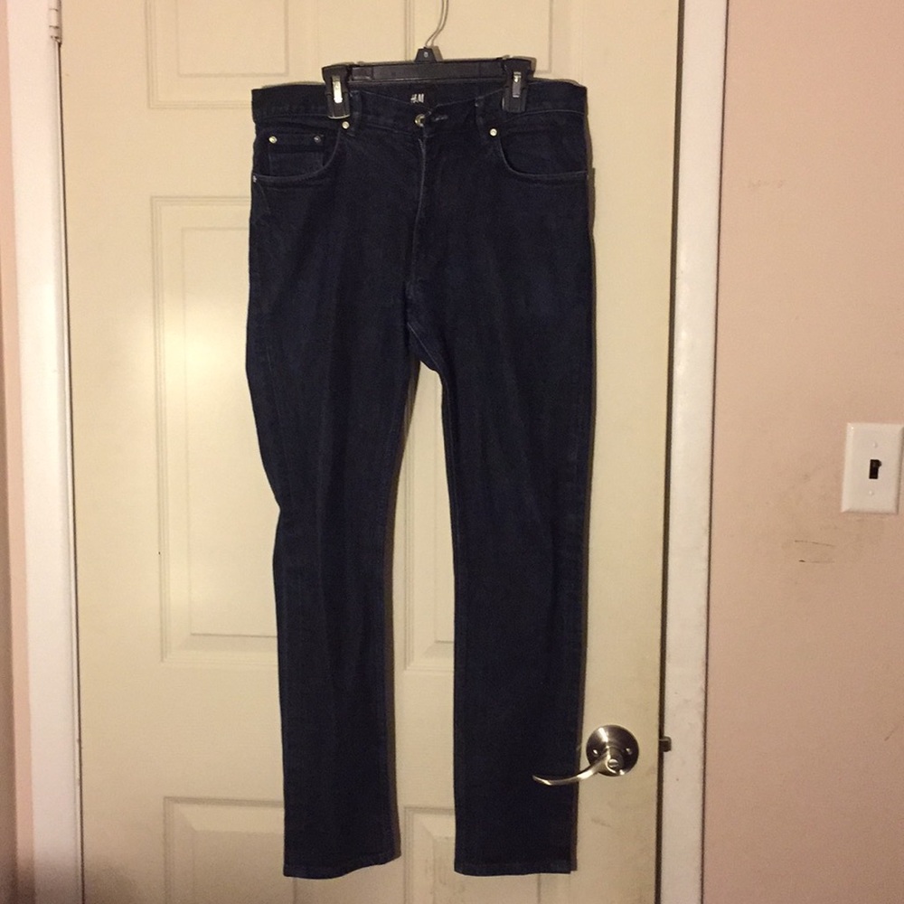 H&M DARK BLUE JEANS